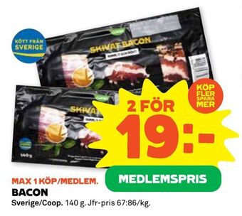 Stora Coop Bacon erbjuda