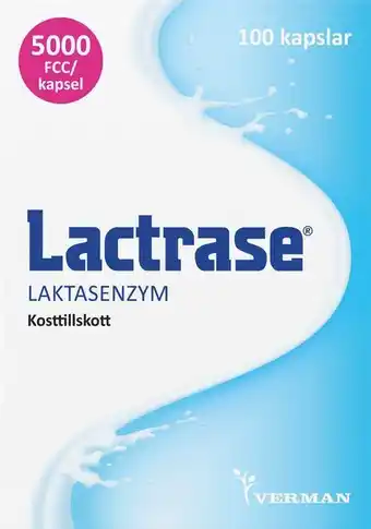 Apotek Hjärtat Lactrase kapslar 100 st erbjuda