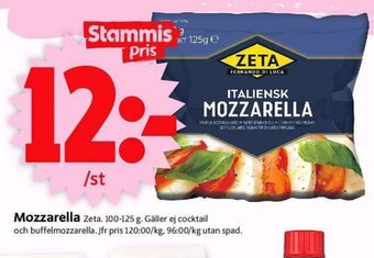 ICA Supermarket Mozzarella erbjuda