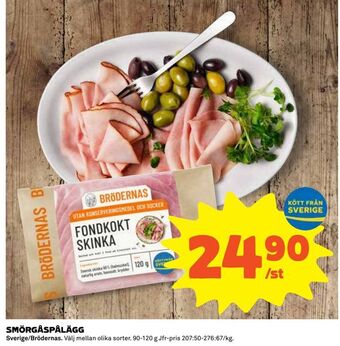 Coop Daglivs Smörgåspålägg erbjuda