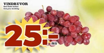 Din Mat Vindruvor erbjuda