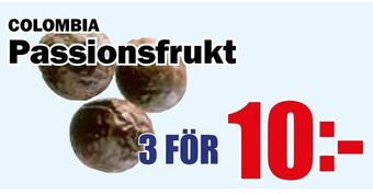 Matdax Passionsfrukt erbjuda