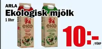 Matdax Ekologisk mjölk erbjuda