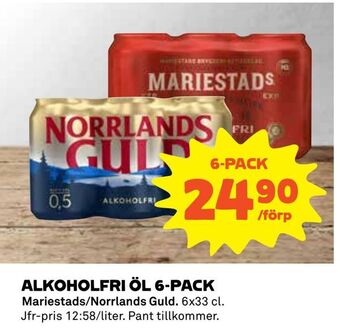 Coop Alkoholfri öl 6-pack erbjuda