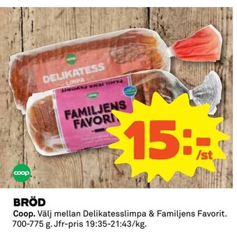 Coop Bröd erbjuda
