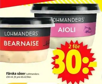 ICA Supermarket Färsksa såser erbjuda