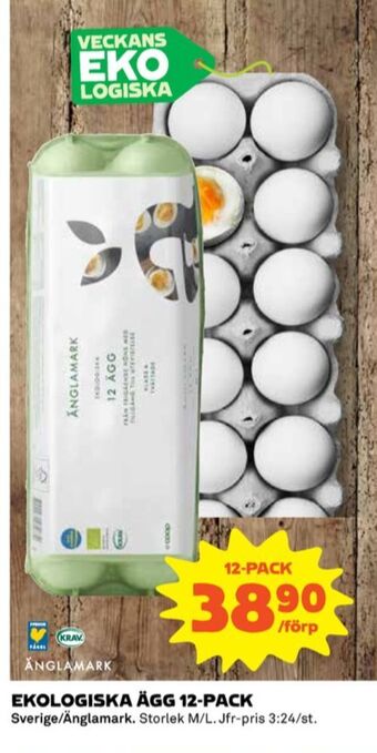 Coop Änglamark ägg erbjuda
