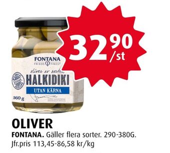 Handlar'n Fontana oliver erbjuda
