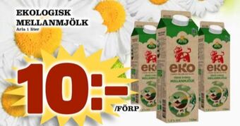 Matdax Arla mellanmjölk erbjuda
