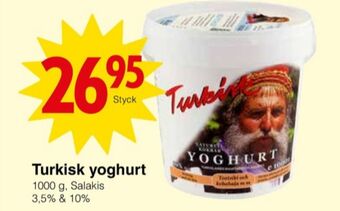 Matöppet Salakis yoghurt erbjuda