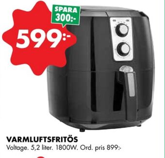 ÖoB Voltage fritös erbjuda