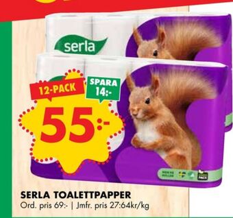 ÖoB Smart toalettpapper erbjuda