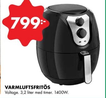 ÖoB Voltage fritös erbjuda