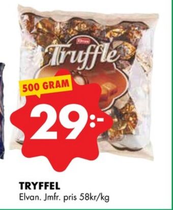 ÖoB Elvan tryffel erbjuda