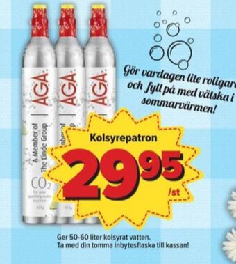 Östenssons Aga kolsyrepatron erbjuda