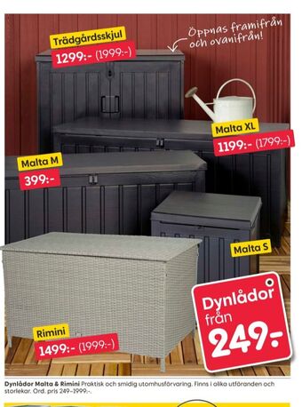 Rusta Dynor dynförvaring erbjuda