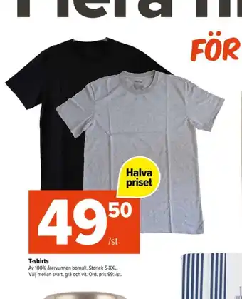 Coop Extra X-tra t-shirts erbjuda