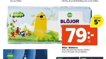 Coop Extra Babblarna blöjor erbjuda