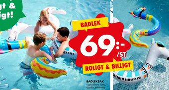 ÖoB Badleksak erbjuda