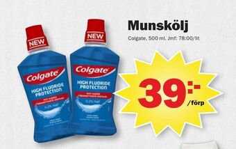 Pekås Munskölj erbjuda