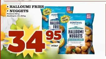 Supergrossen Halloumi fries • nuggets erbjuda