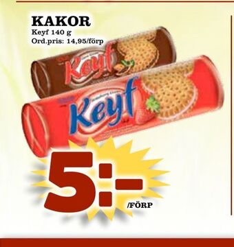Supergrossen Kakor erbjuda