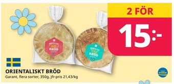 Tempo Orientaliskt bröd erbjuda