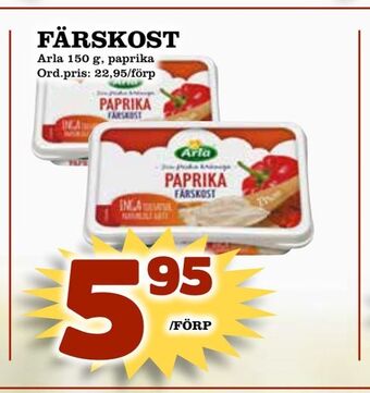 Supergrossen Färskost erbjuda