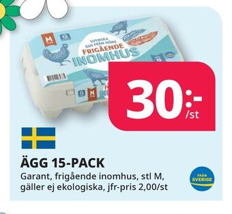 Tempo Ägg 15-pack erbjuda