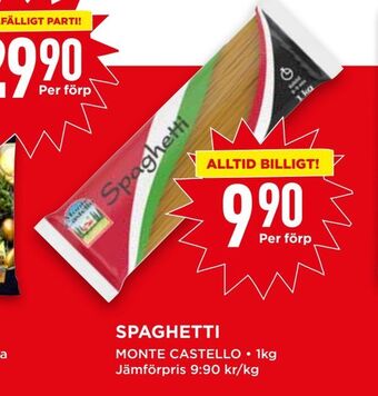 Willys Spaghetti erbjuda