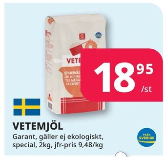 Tempo Vetemjöl erbjuda