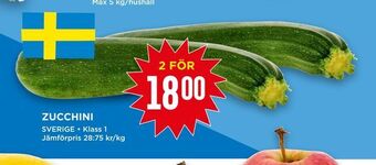 Willys Zucchini erbjuda