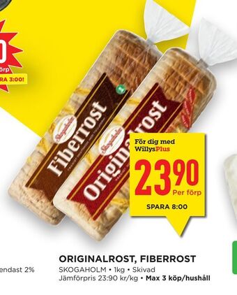 Originalrost, fiberrost
