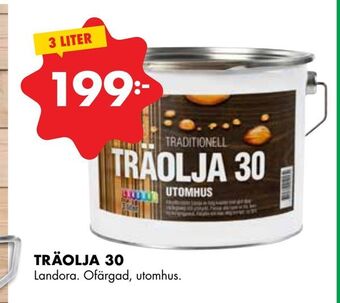 ÖoB Träolja 30 erbjuda