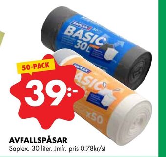 ÖoB Avfallspåsar erbjuda