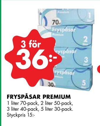 ÖoB Fryspåsar premium erbjuda