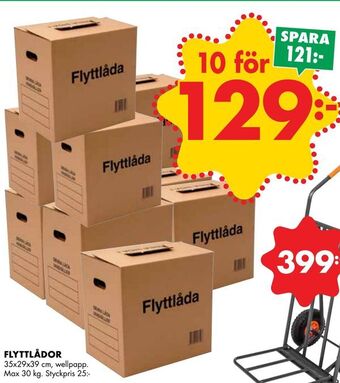 ÖoB Flyttlådor erbjuda