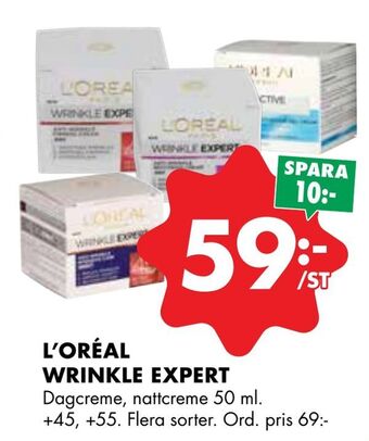 ÖoB L'oréal wrinkle expert erbjuda