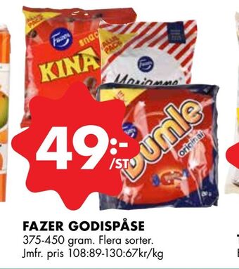 ÖoB Fazer godispåse erbjuda