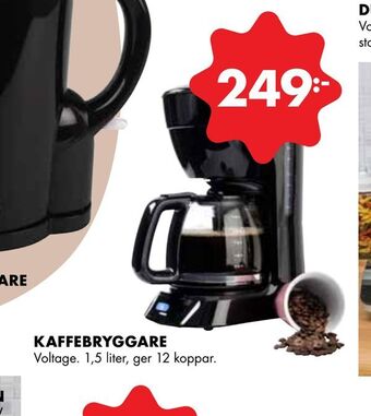 ÖoB Kaffebryggare erbjuda
