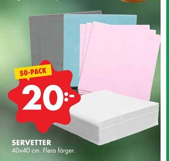 ÖoB Servetter erbjuda