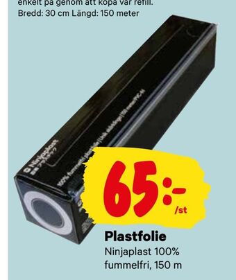 City Gross Plastfolie erbjuda