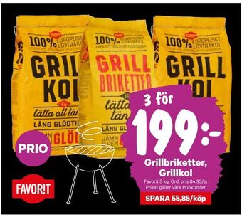City Gross Grillbriketter, Grillkol erbjuda