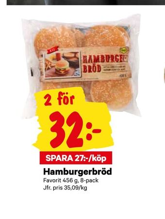City Gross Hamburgerbröd erbjuda