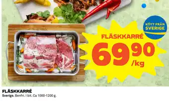 Coop Fläskkarre 1kg erbjuda