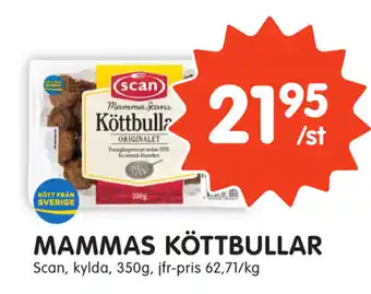 Tempo Mammas Köttbullar 350g erbjuda