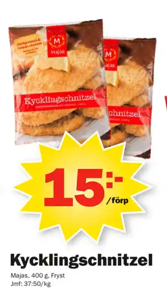 Pekås Kycklingschnitzel 400g erbjuda