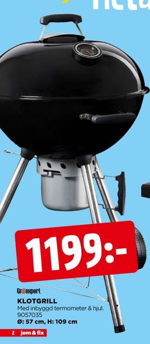 Jem&Fix Grillexpert klotgrill erbjuda