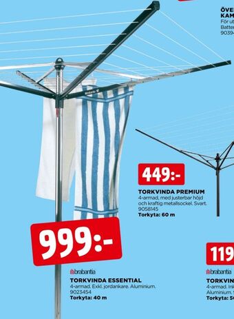 Jem&Fix Brabantia torkvinda erbjuda