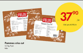Snabbgross Pommes criss Cut erbjuda